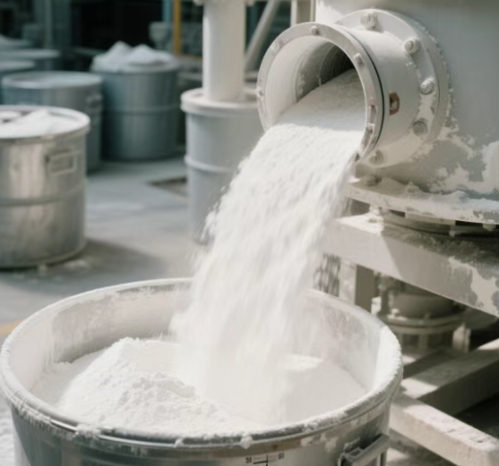 改性后的粉體在噴霧干燥后還會團(tuán)聚